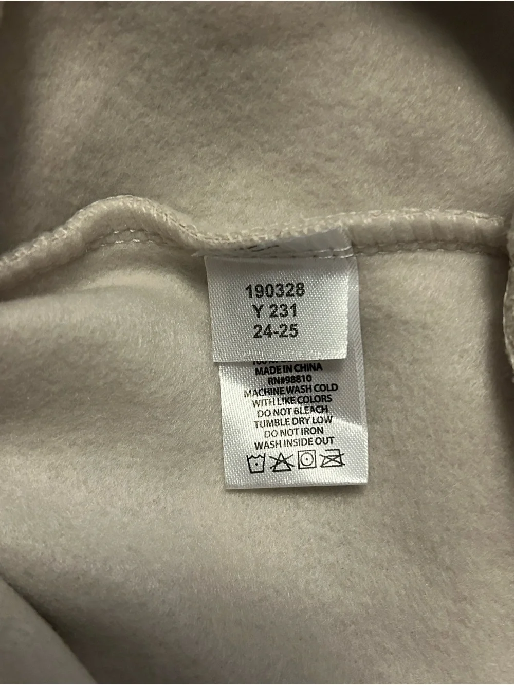 CR-24 Blessed Bear Stone Hoodie – Size 10/12 – NWT